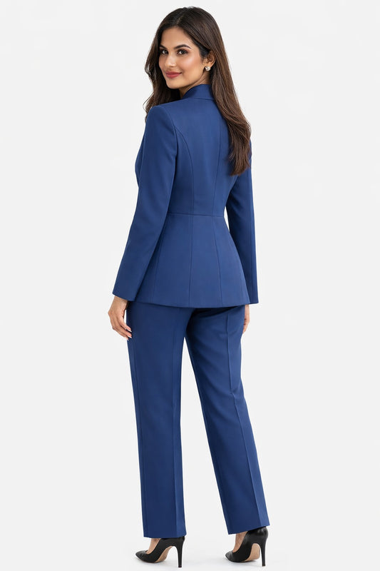 DOUBLE-BREASTED BLAZER WITH TAILORED FIT